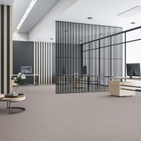 Adhesive free woven vinyl